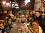 13.02.04 Hallentraining Abschluss Pizaessen